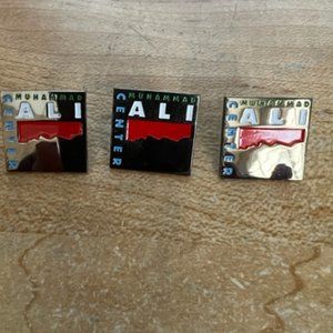 Bundle of Three Muhammed Ali Center Pins